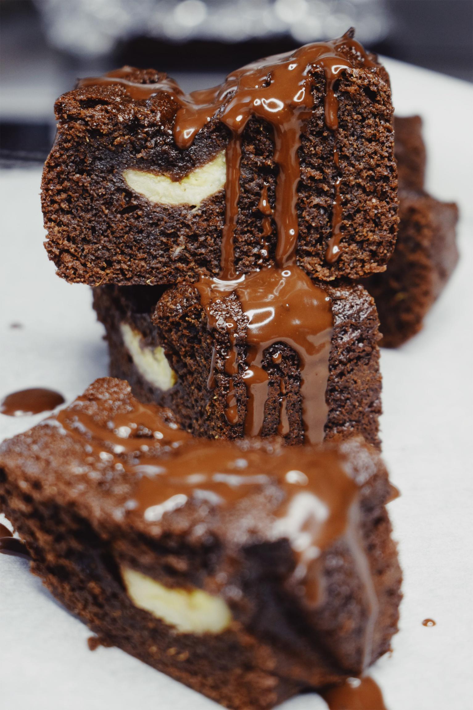 Brownie chocolat, banane